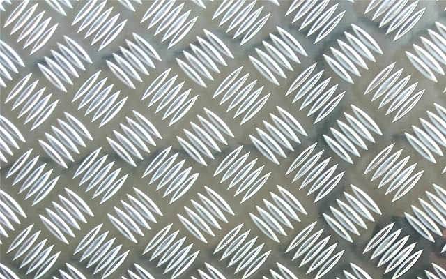 5052花纹铝板-五条筋花纹铝板